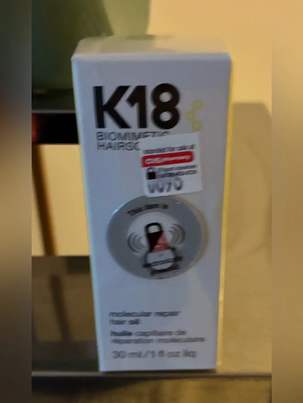 K18 Molecular Repair Hair Oil 30mL 1 oz Full Size Anti-Frizz New in Box